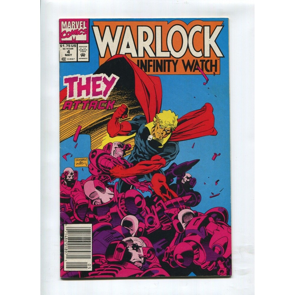 Warlock and the Infinity Watch #4 1992 Marvel Comics Starlin Leonardi
